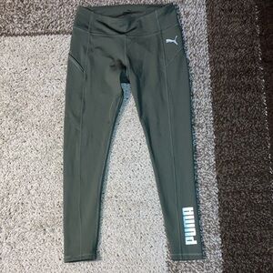 Puma Green Capris for Effortless Style